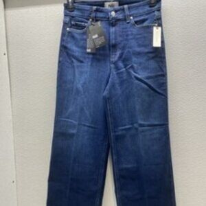 Paige Womens Anessa High Waist Ankle Wide Leg